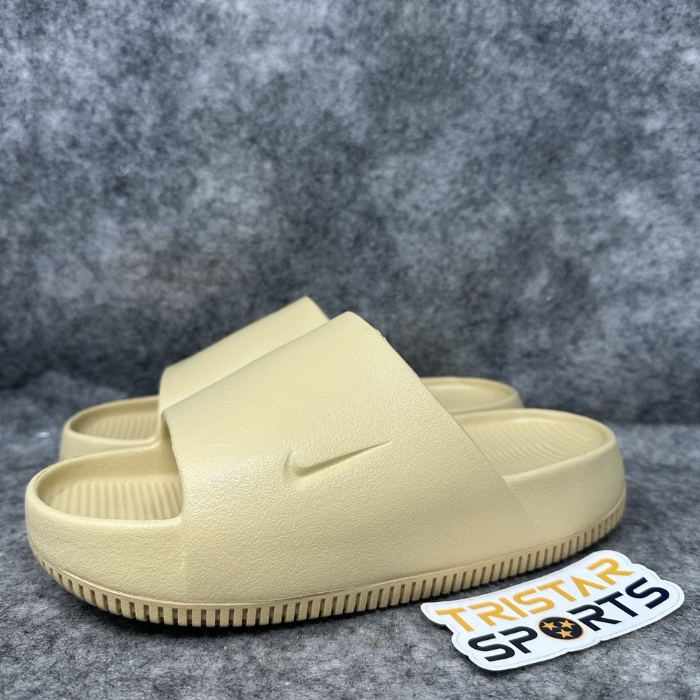 Nike Calm Slides Womens Size 5 Sesame FD4116-200